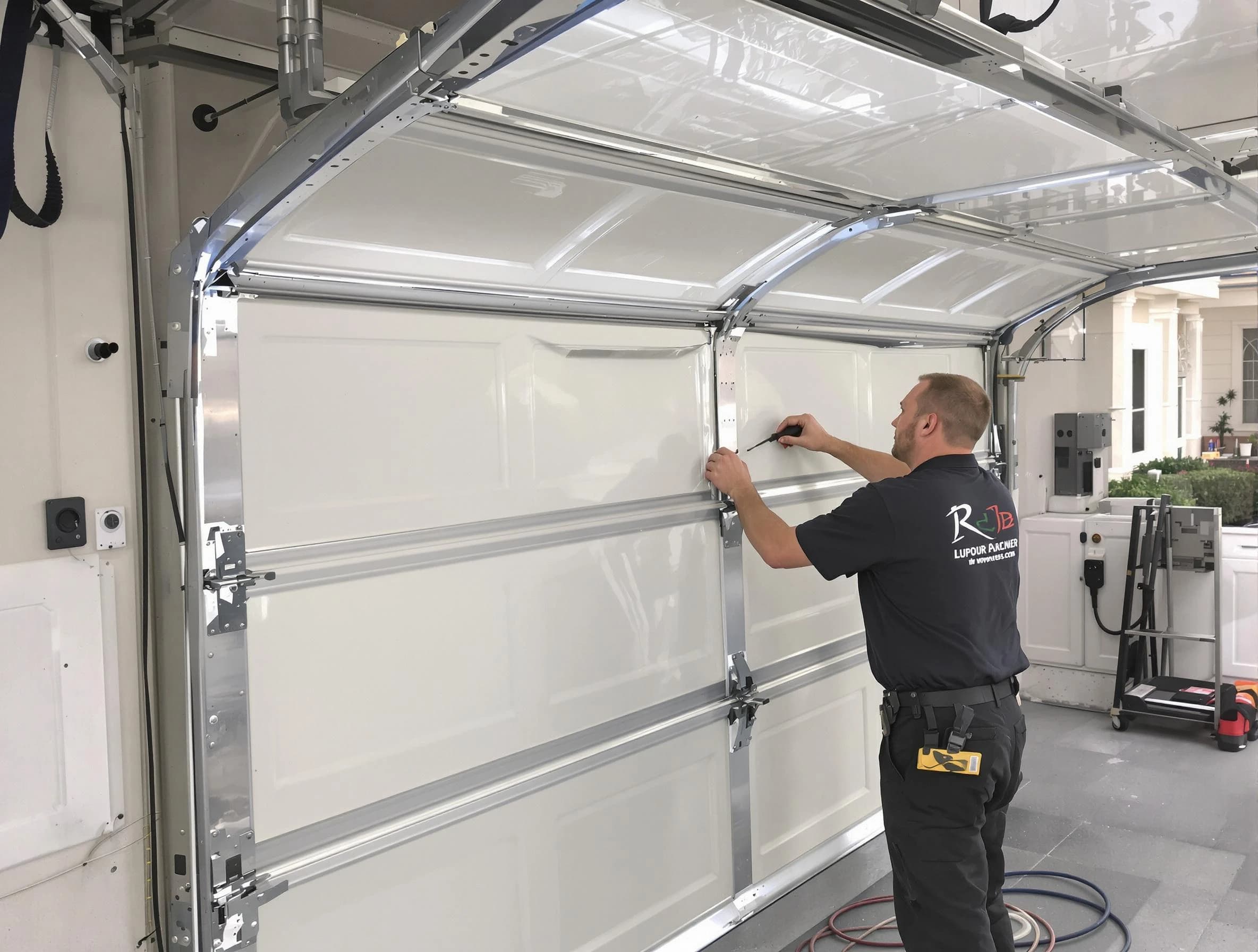 Highlands Ranch Garage Door Repair professional performing panel repair in Highlands Ranch