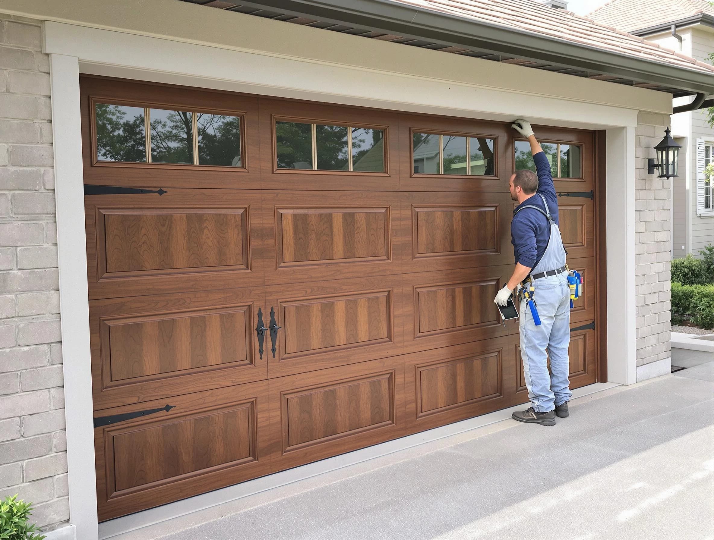 Custom garage door showcase by Highlands Ranch Garage Door Repair in Highlands Ranch