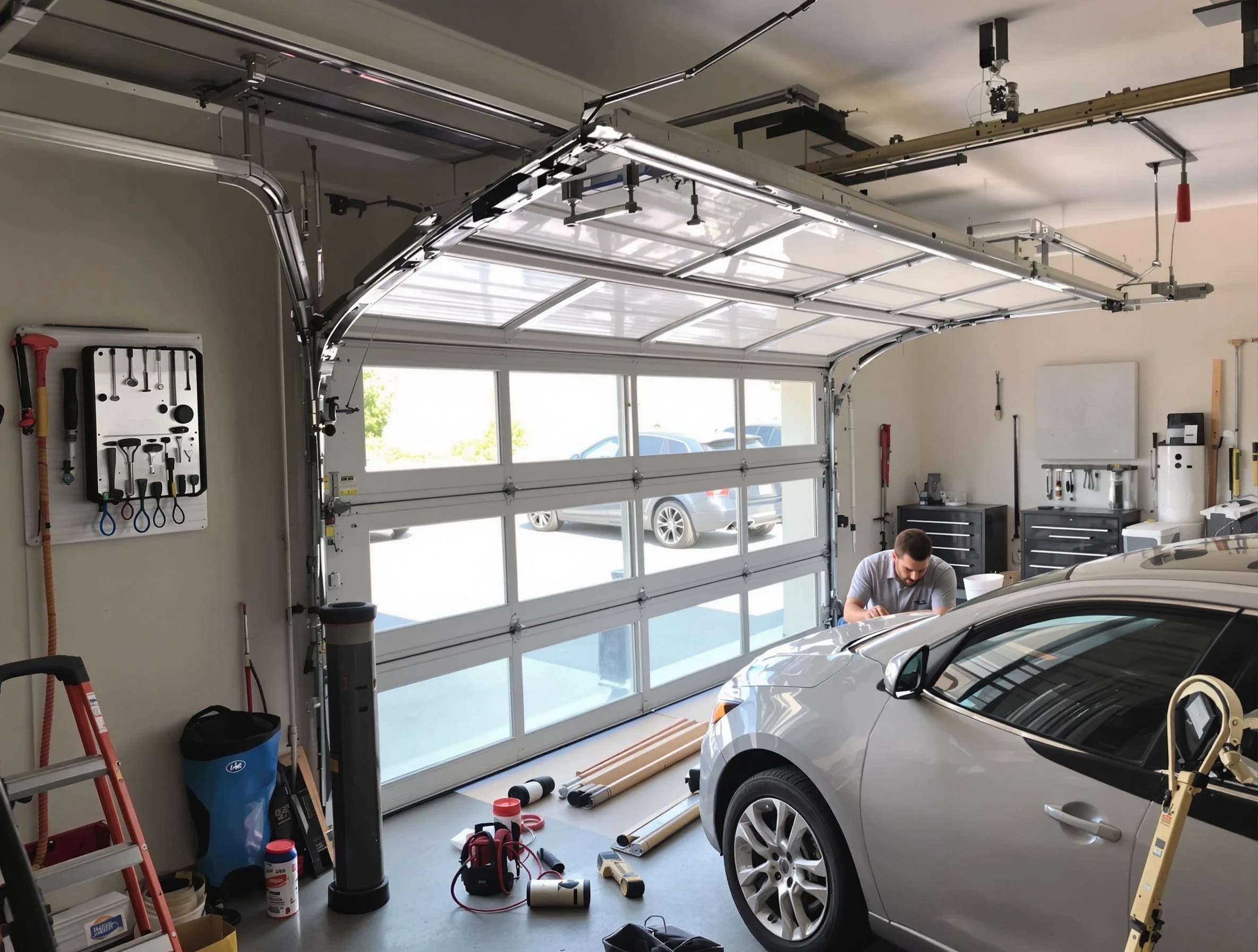 Garage door noise reduction service by Highlands Ranch Garage Door Repair in Highlands Ranch