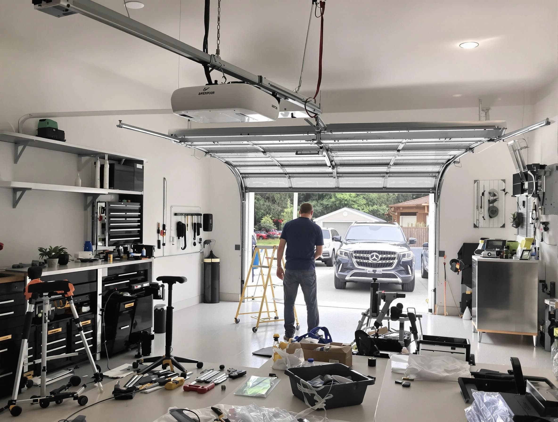 Garage door opener installation by Highlands Ranch Garage Door Repair in Highlands Ranch